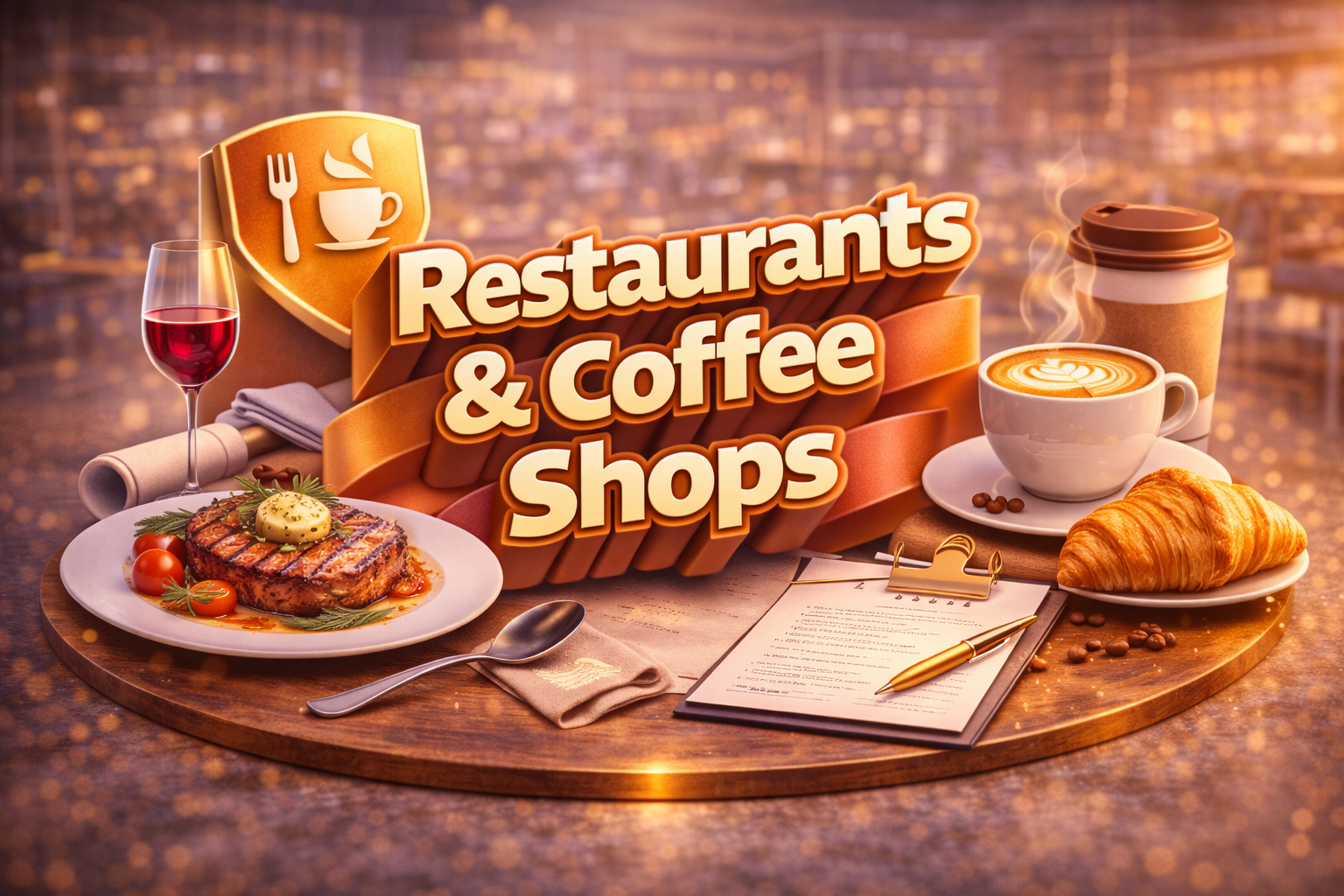 restaurants & coffee shops